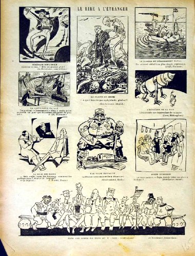 Le Rire French Humor Magazine Bank Men People 