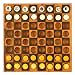 EXP Hand-Painted Wood Chess / Checkers Travel Game