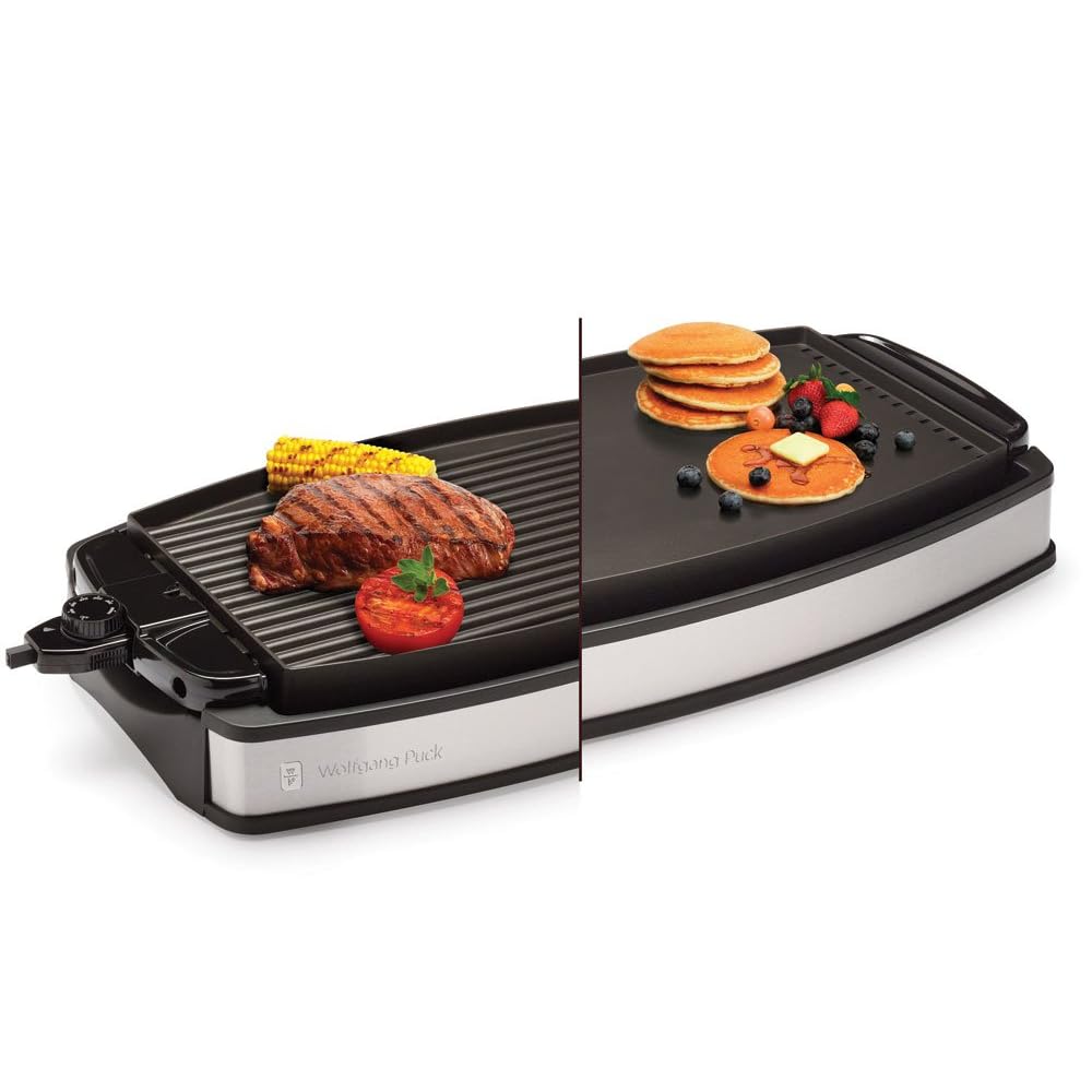 Wolfgang Puck WPRGG0010 1800-Watt Reversible Nonstick Grill and Griddle