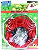 Titan Aerial Dog Run Dog Trolley Tie Out Cable System � 50 feet