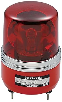 【クリックで詳細表示】ELPA 小型回転灯 レッド SKH-100EHB(R)： ホーム＆キッチン