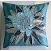 Centerpiece - Decorative Pillow Covers - Silk Pillow Cover Embellished with Beads & Sequins