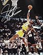 Dennis Rodman Signed 8 X 10 Photo Action Los Angeles Lakers-- (Rebounding Vs. Sonics) - Autographed