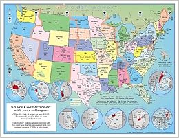 1999 CodeTracker Area Code Map: area code
