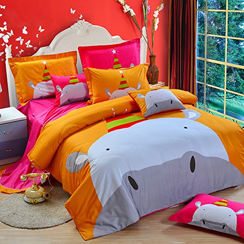 Hippo Themed Bedding Sets