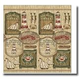 East Harbor Shower Curtain