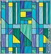 Rhapsody Privacy Stained Glass Static Cling Decorative Window Film 24 x 86