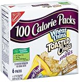 100 Calorie Pack Wheat Thins Toasted Minis Multi-Grain Chips, 6-Count Boxes (Pack of 6)