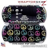 Kearas Peace Signs on Black WraptorSkinz Skin and Screen Protector Kit fits ....