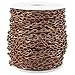 CleverDelights Cable Chain Spool - 30 Feet - Antique Copper Color - 5x7mm Link - 10 Meters - Bulk Roll