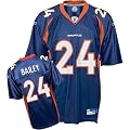 Champ Bailey Denver Broncos #24 Replica Reebok NFL Football Jersey (Navy)
