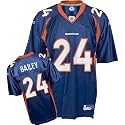 Champ Bailey Jersey: Reebok Navy Replica #24 Denver Broncos Jersey