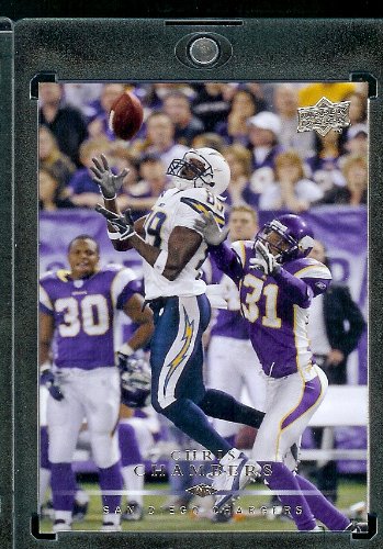 2008 Upper Deck #153???? Chris Chambers - San Diego Chargers - NFL Trading Cards in a Protective Display Case!