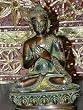 8" Dharmachakrapravartana Buddha Decorated Robe Brass
