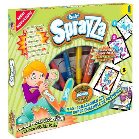 SprayZa RA22012 - Maxi Schablonen Set by Universal Trends
