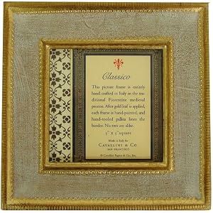Cavallini Florentine Classico Painted Wood Creme Picture Frame