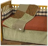 Cotton Tale Designs Derby Plaid 4 Piece Crib Bedding Set