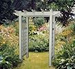 The Plantation Tan Vinyl Arbor