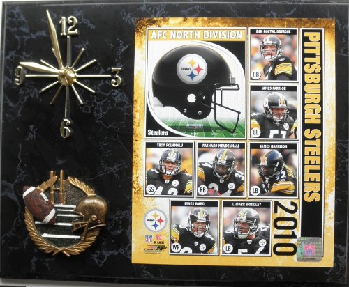 Pittsburgh Steelers Picture Plaque Clock