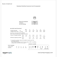 Amphenol Industrial 97-3108B-10SL-4S Circular Connector Socket, Threaded Coupling, Solder Termination, Angle Plug, Split Backshell, 10SL-4 Insert Arrangement, 10SL Shell Size, 2 Contacts