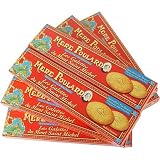 Gourmet Food : Mere Poulard Galettes du Mont Saint Michel Pure butter cookies in metal tin or boxed, Box 12 Pack