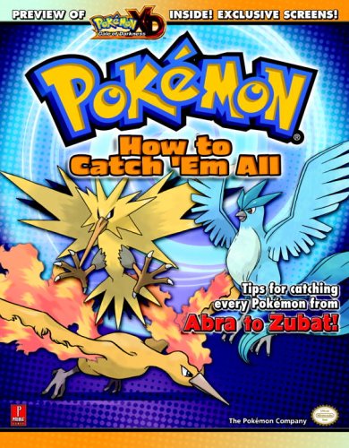 Books: Pokemon. How To Catch 'Em All  Prima Official Game Guide 