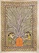 Asian Art from India Madhubani Folk Paintings Home Decor Organic Color Paper 22 x 30 inches