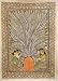 Asian Art from India Madhubani Folk Paintings Home Decor Organic Color Paper 22 x 30 inches