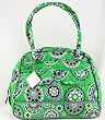 Vera Bradley Bowler Bag Purse Cupcake Green