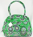 Vera Bradley Bowler Bag Purse Cupcake Green