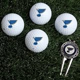 NHL St. Louis Blues Four Golf Ball Gift Set