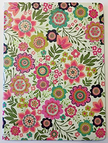 Pink Light Design "Feathers and Foliage" Collection 1 Subject Composition Notebook, Assorted Patterns