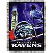 Baltimore Ravens NFL Woven Tapestry Throw (Home Field Advantage) (48"x60")