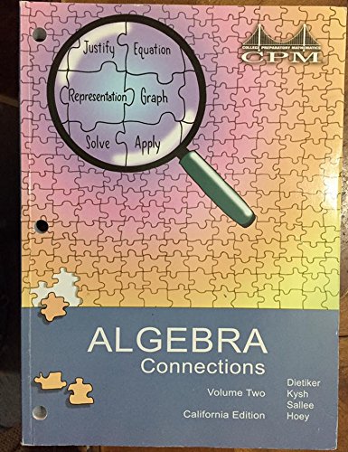 Algebra 2 Connections: Volume 2