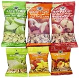 Bare Fruit 100% Organic Bake-Dried Snacks, Sample Box, 63 Grams 6 count Variety Pack