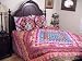 Luxury India Inspired Bedding Duvet Fine Handmade Designer Bohemian 7P Coverlet