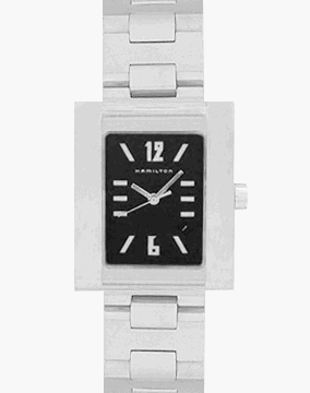 New Hamilton H001000053 Mens Wristwatch Swiss Quartz Movement Mineral Crystal Stainless Steel Case