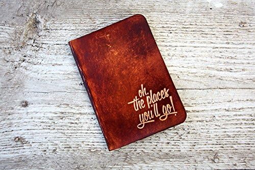 Oh The Places Youll Go Leather Passport Cover Travel Wallet