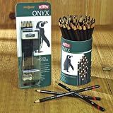 Derwent Onyx Pencil Pack of 4 with Accessories - Assorted Degrees Derwent Onyx Pencil Pack of 4 with Accessories - Assorted Degrees