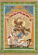 ShalinCraft Religious Art of India Home Decor Patachitra Paintings Organic Color on Paper 22" x 15"
