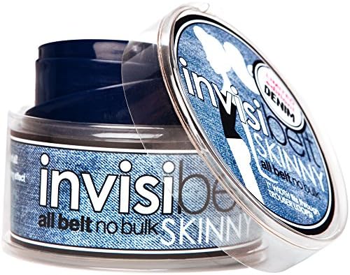 Women's Belt: No-Show Skinny 1" Belt Lays Flat Under Fitted Tops By Invisibelt