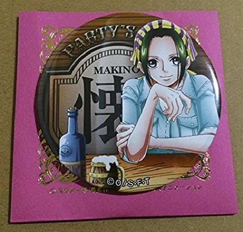 One Piece straw mugiwara store Limited yakara Badge PINK&amp;GOLD makino Official