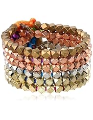 Vanessa Mooney Set of 6 Untame My Heart Bracelet, 7"