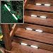 Solar Garden Light - 4 Pack Slim Accent Solar Light (White Light)