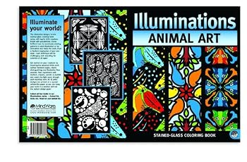 ILLUMINATIONS ANIMAL ART COLORING BOOK by Mind Ware
