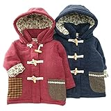 【アウトレット】 Biquette Club ダッフルコート(80～130cm) キムラタンの子供服 ネイビーブルー 95 ( 10313x10513-144 )