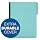 Globe-Weis Pressboard File Folder, 1 Inch Expansion, 1/3 Tabs, Letter Size, 25-Pack, Blue (615 1-3 BLU)