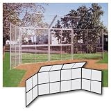 Chain Link Backstops - 20ft with Hood, without Wings
