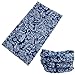 SmilerSmile 6pcs Assorted Seamless Outdoor Sport Bandanna Headwrap Scarf Wrap, 12 in 1 High Elastic Magic Headband & Collars Muffler Scarf Face Mask with UV Resistance, (Mix&Match G)
