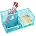 Homecube Space Saving Mesh Office Supplies Desk Organizers/Pen Holder/Cell Phone Holder/Cosmetic Holder 3 Sorter Sections Blue